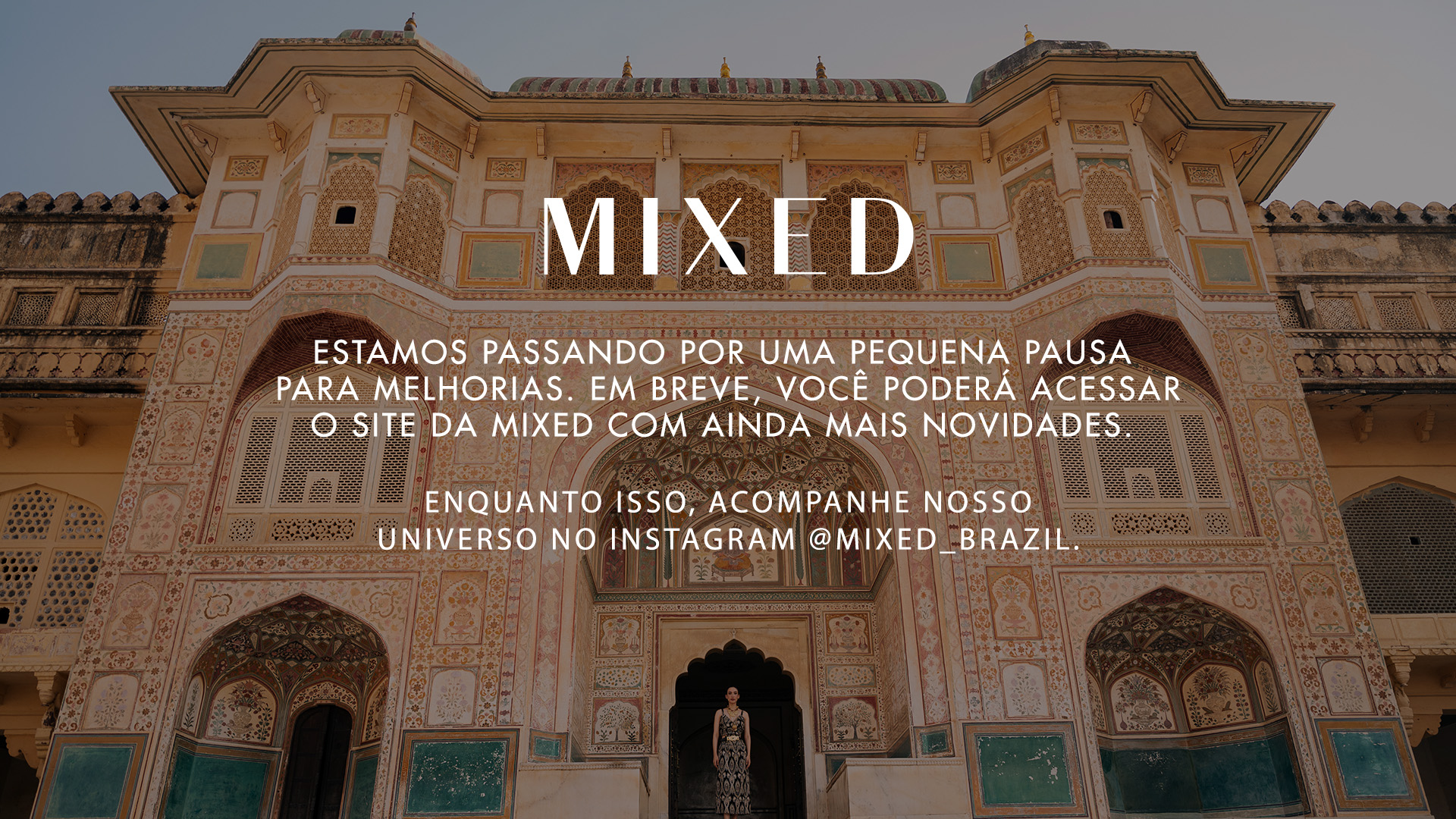 site em manutenção